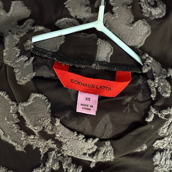 Eckhaus Latta Brown Floral Maxi Dress